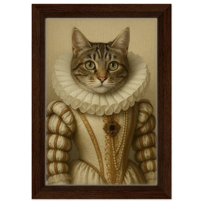 Royal Pet Portrait – Framed Canvas - Masterpiece Print