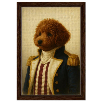 Royal Pet Portrait – Framed Canvas - Masterpiece Print
