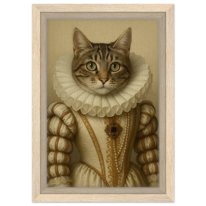 Royal Pet Portrait – Framed Canvas - Masterpiece Print