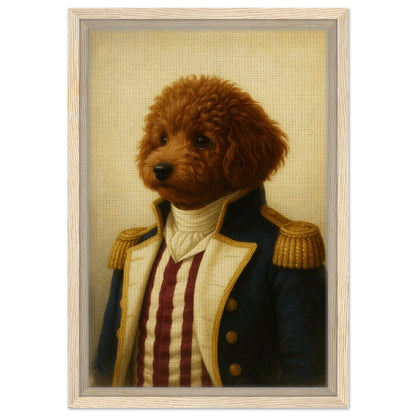 Royal Pet Portrait – Framed Canvas - Masterpiece Print