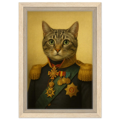 Royal Pet Portrait – Framed Canvas - Masterpiece Print