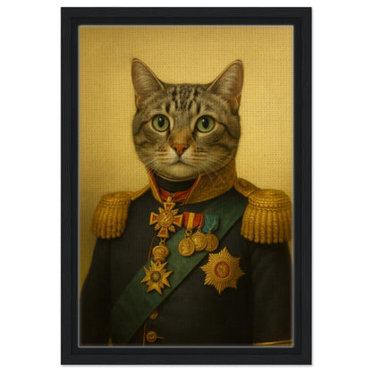 Royal Pet Portrait – Framed Canvas - Masterpiece Print