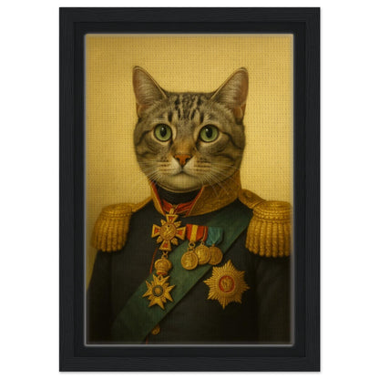 Royal Pet Portrait – Framed Canvas - Masterpiece Print