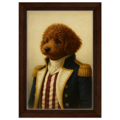 Royal Pet Portrait – Framed Canvas - Masterpiece Print