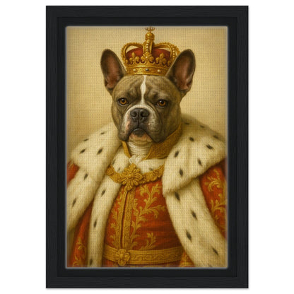 Royal Pet Portrait – Framed Canvas - Masterpiece Print