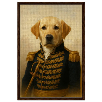 Royal Pet Portrait – Framed Canvas - Masterpiece Print