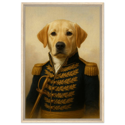 Royal Pet Portrait – Framed Canvas - Masterpiece Print