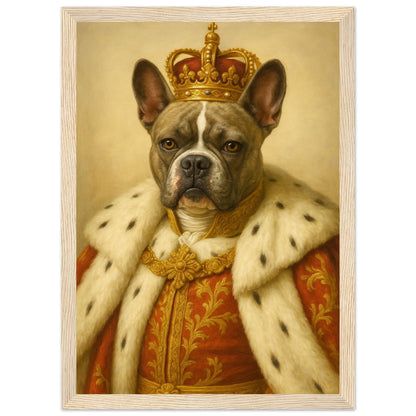 Royal Pet Portrait – Framed Print - Masterpiece Print