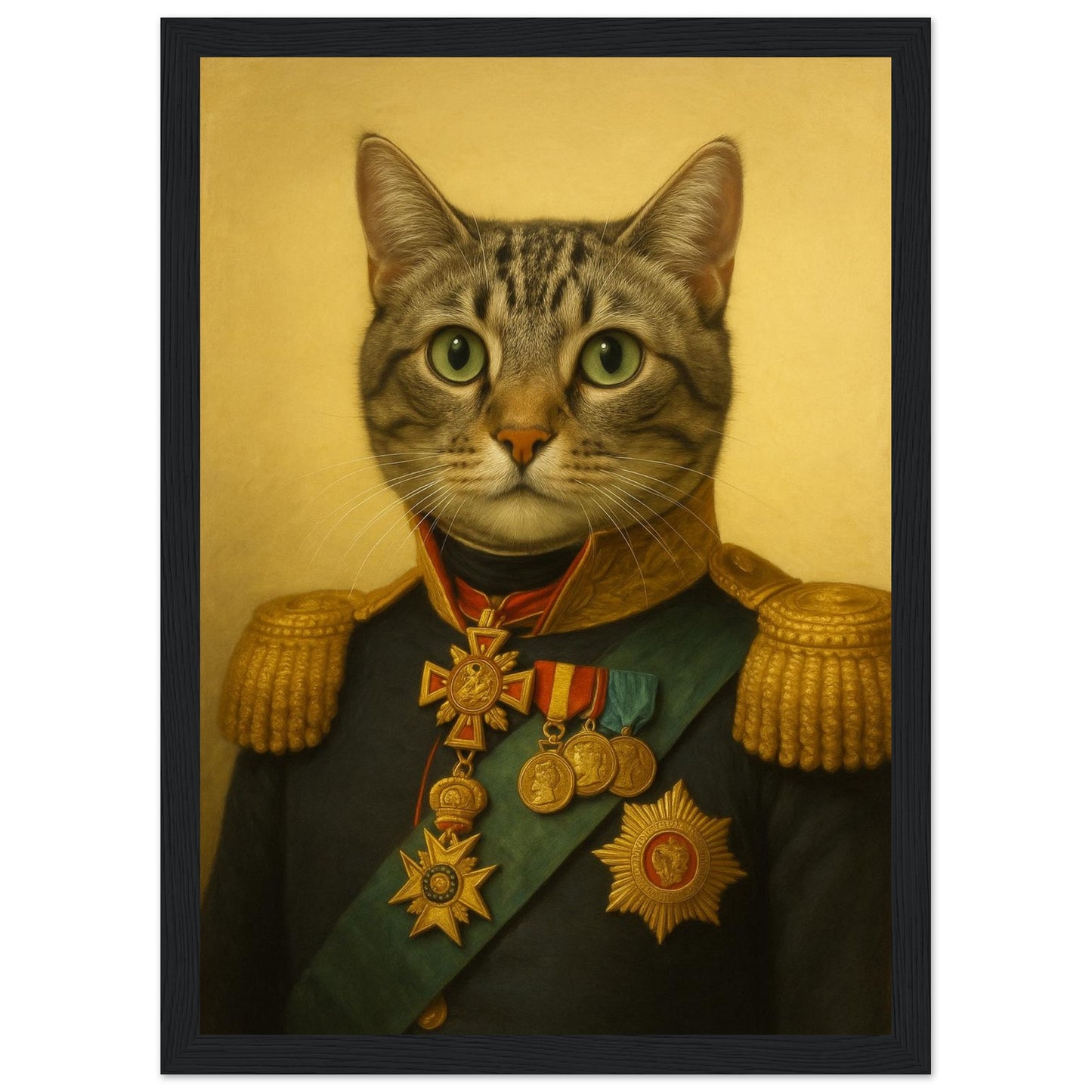 Royal Pet Portrait – Framed Print - Masterpiece Print