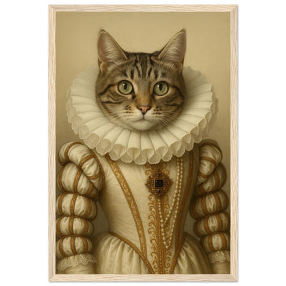 Royal Pet Portrait – Framed Print - Masterpiece Print