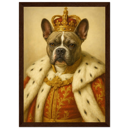 Royal Pet Portrait – Framed Print - Masterpiece Print