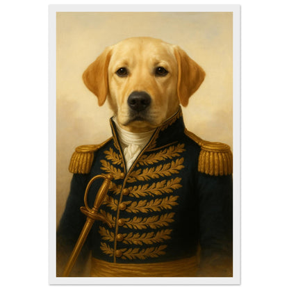 Royal Pet Portrait – Framed Print - Masterpiece Print