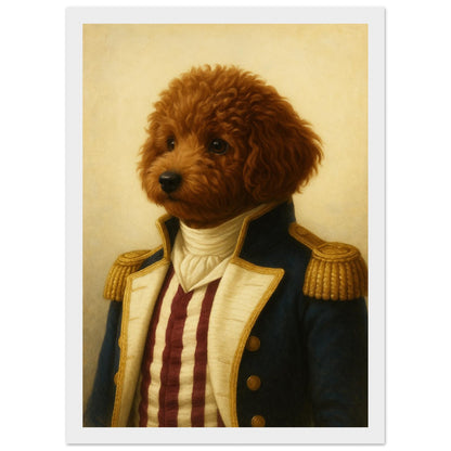 Royal Pet Portrait – Framed Print - Masterpiece Print