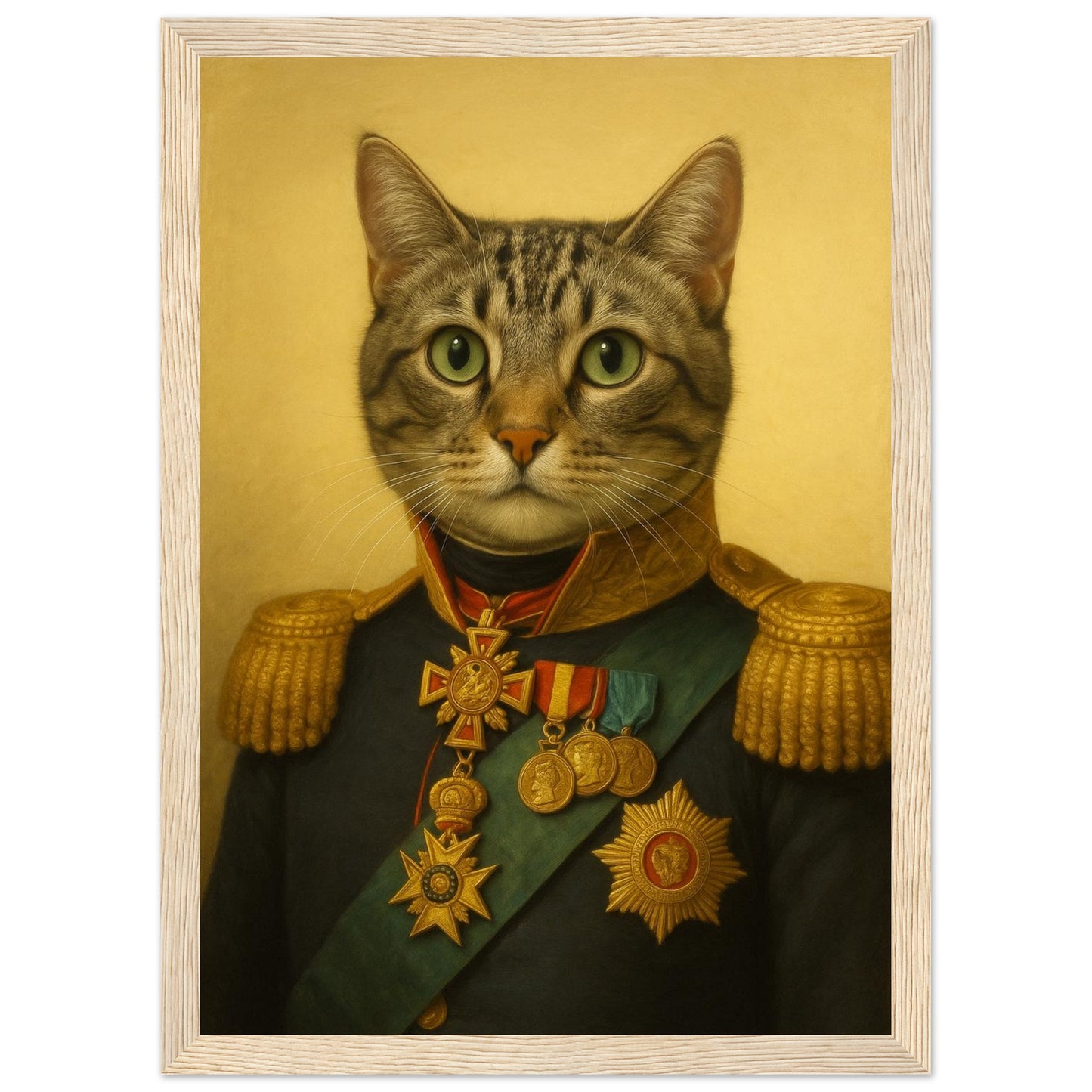 Royal Pet Portrait – Framed Print - Masterpiece Print