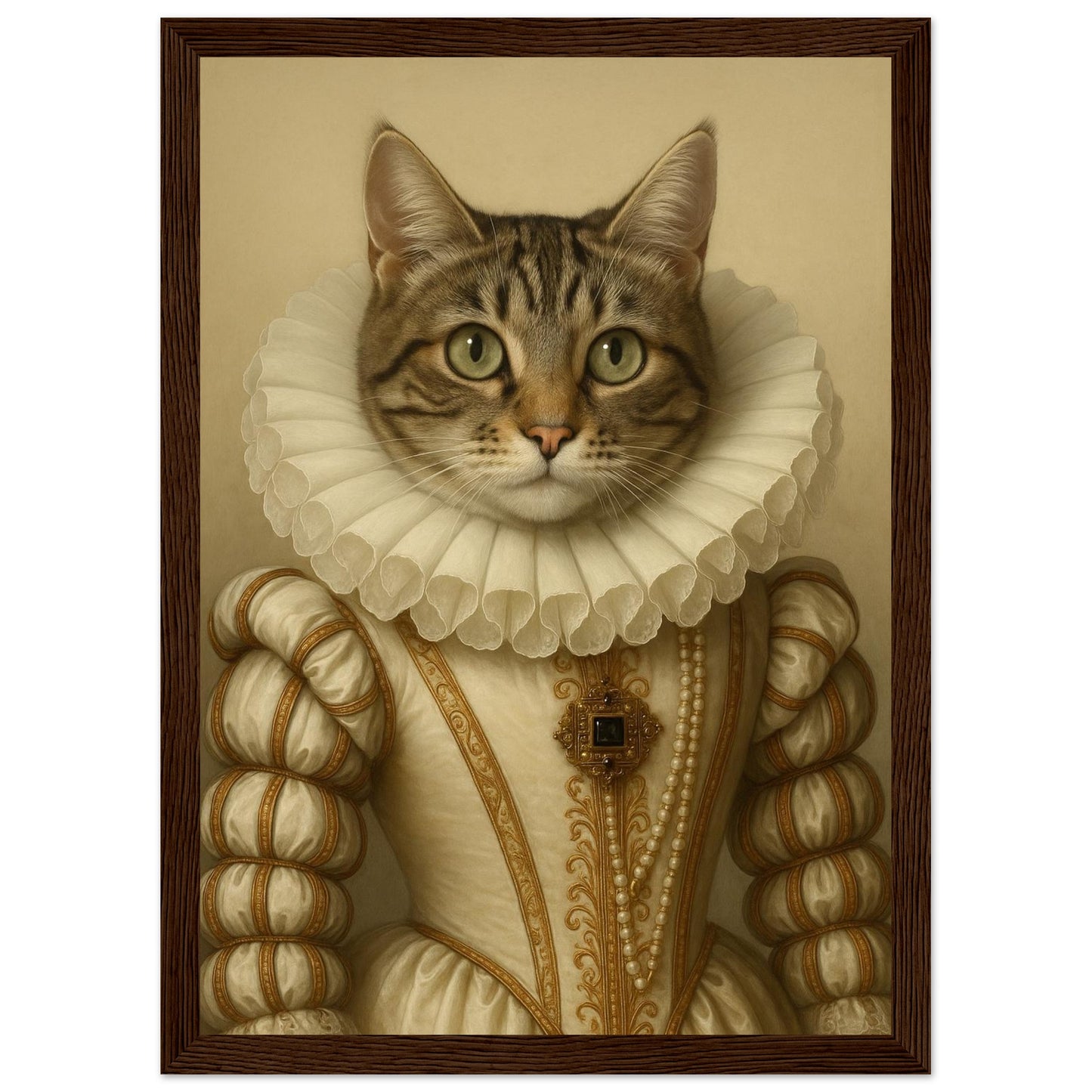 Royal Pet Portrait – Framed Print - Masterpiece Print