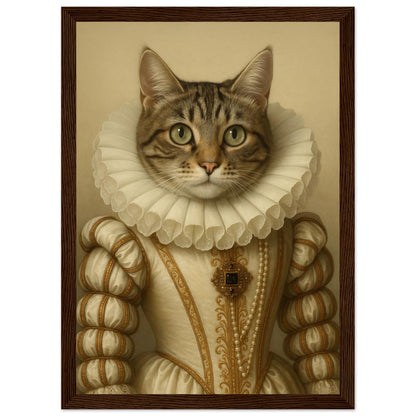 Royal Pet Portrait – Framed Print - Masterpiece Print