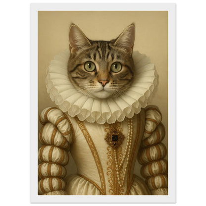 Royal Pet Portrait – Framed Print - Masterpiece Print
