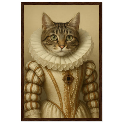 Royal Pet Portrait – Framed Print - Masterpiece Print