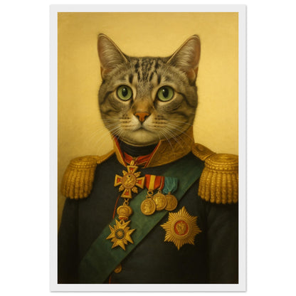Royal Pet Portrait – Framed Print - Masterpiece Print