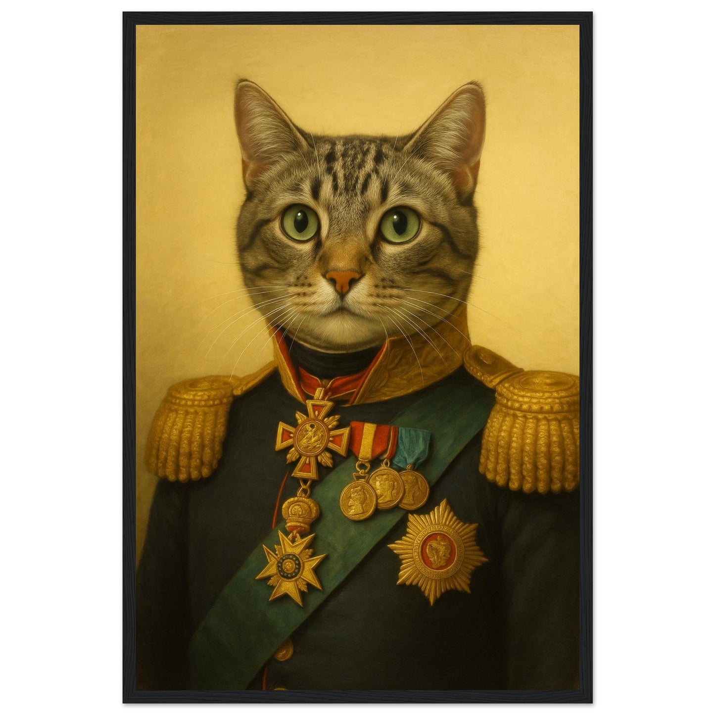 Royal Pet Portrait – Framed Print - Masterpiece Print