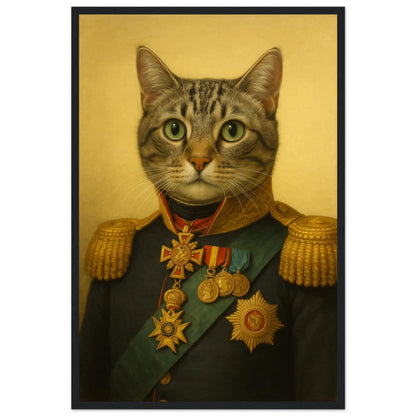 Royal Pet Portrait – Framed Print - Masterpiece Print