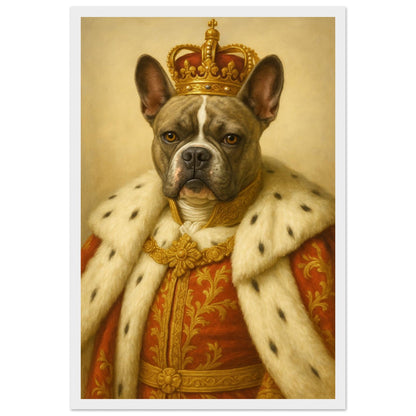 Royal Pet Portrait – Framed Print - Masterpiece Print