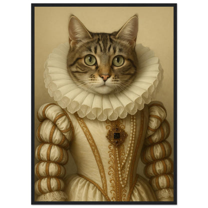 Royal Pet Portrait – Framed Print - Masterpiece Print