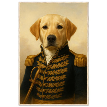 Royal Pet Portrait – Framed Print - Masterpiece Print