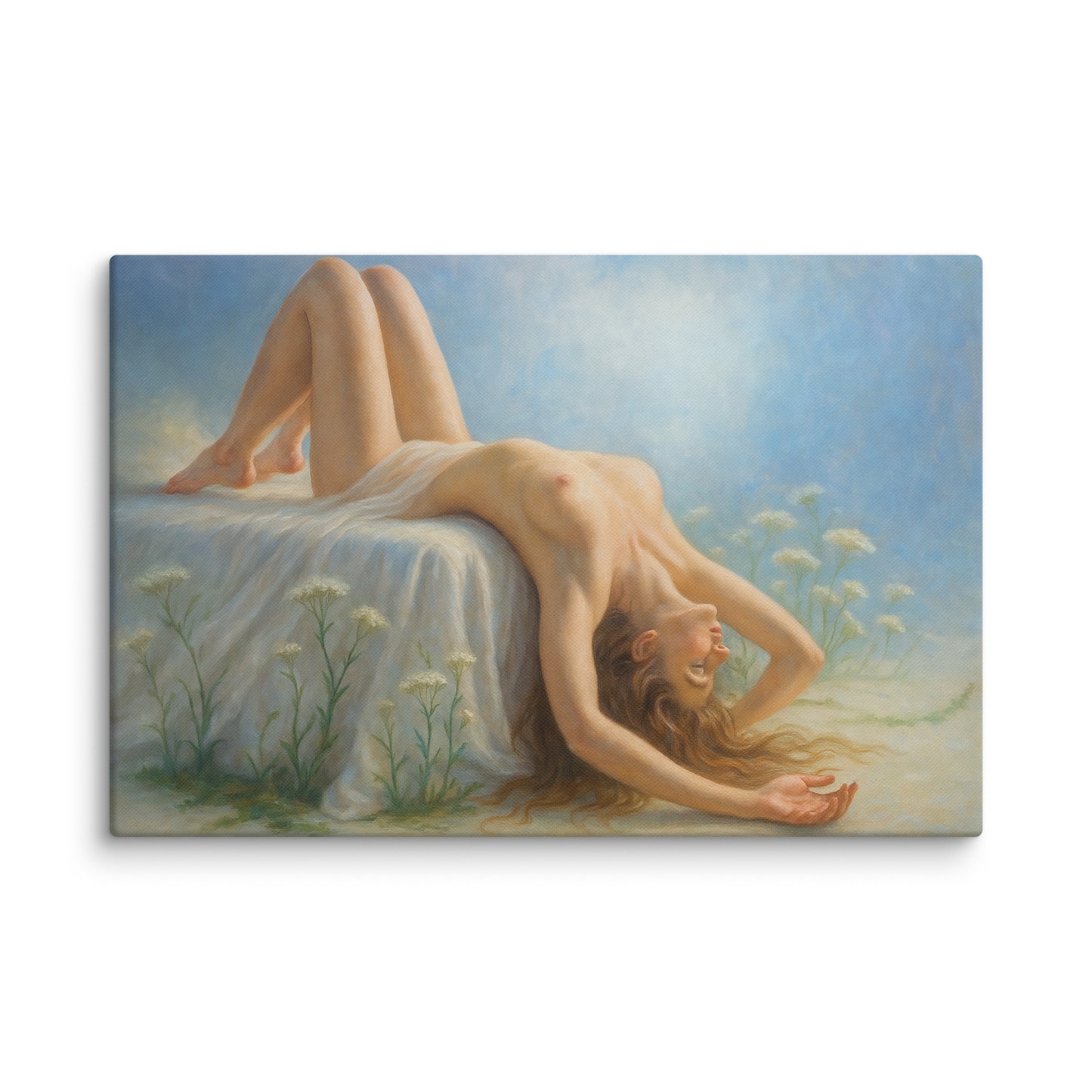 Sensual Nude Woman in Sunlit Elegance – Bold Feminine Wall Art Canvas 40″×60″ - Masterpiece Print