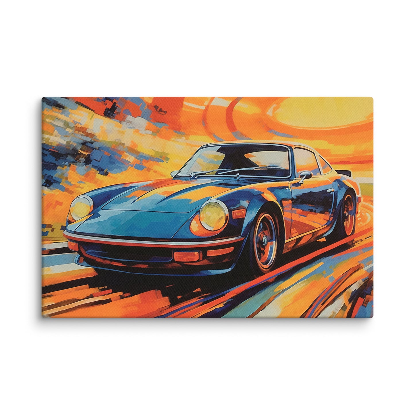 Speed & Flames Extra Large Canvas 60″×40″ - Masterpiece Print