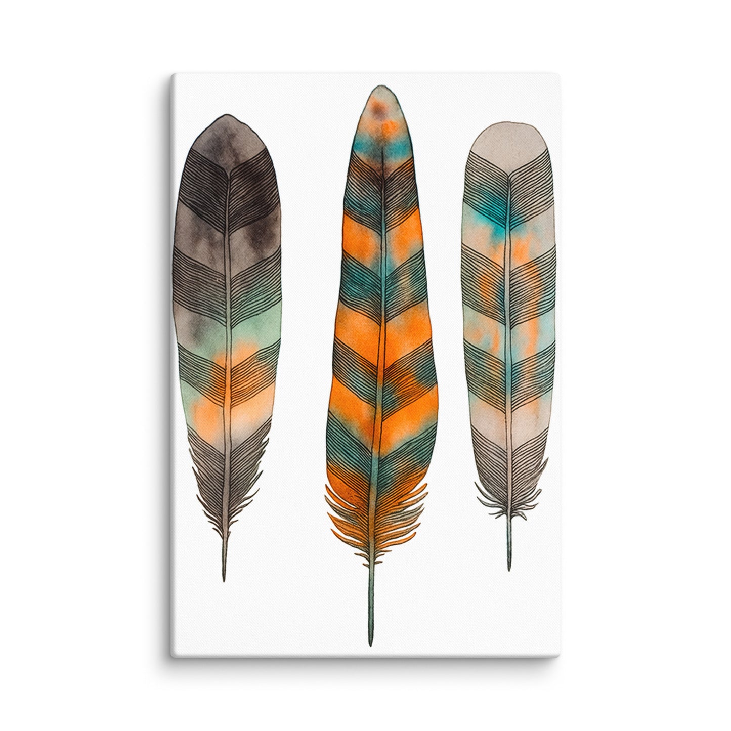 Spirit Feathers Extra Large Canvas 40″×60″ - Masterpiece Print