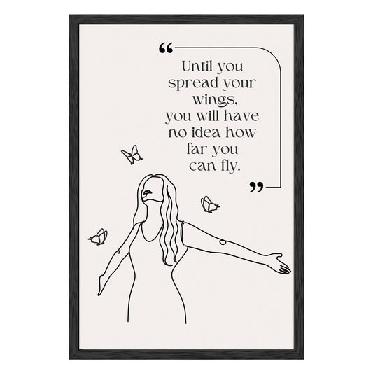 Spread Your Wings Framed Print - Masterpiece Print
