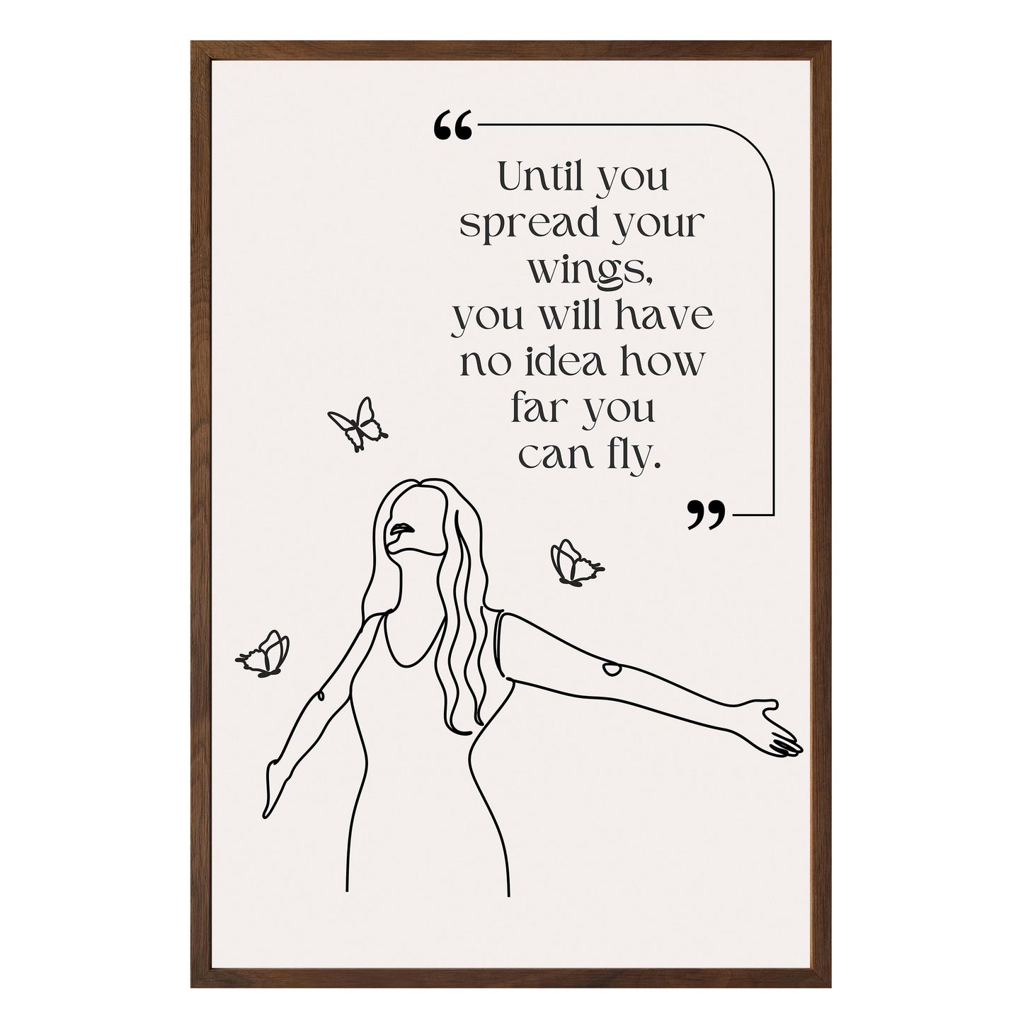 Spread Your Wings Framed Print - Masterpiece Print