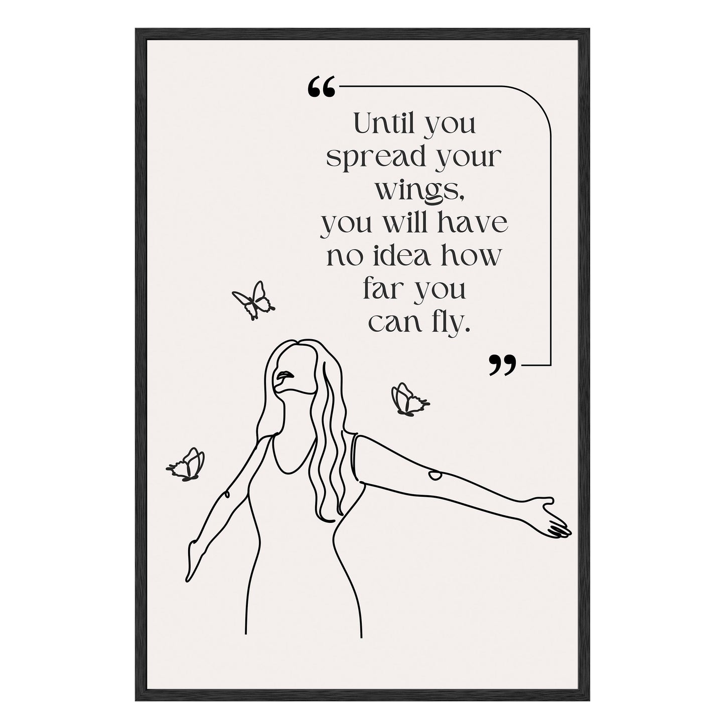 Spread Your Wings Framed Print - Masterpiece Print