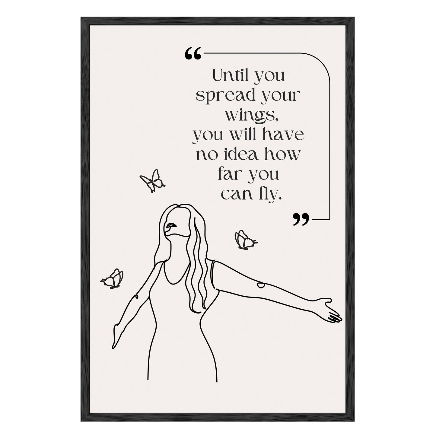 Spread Your Wings Framed Print - Masterpiece Print