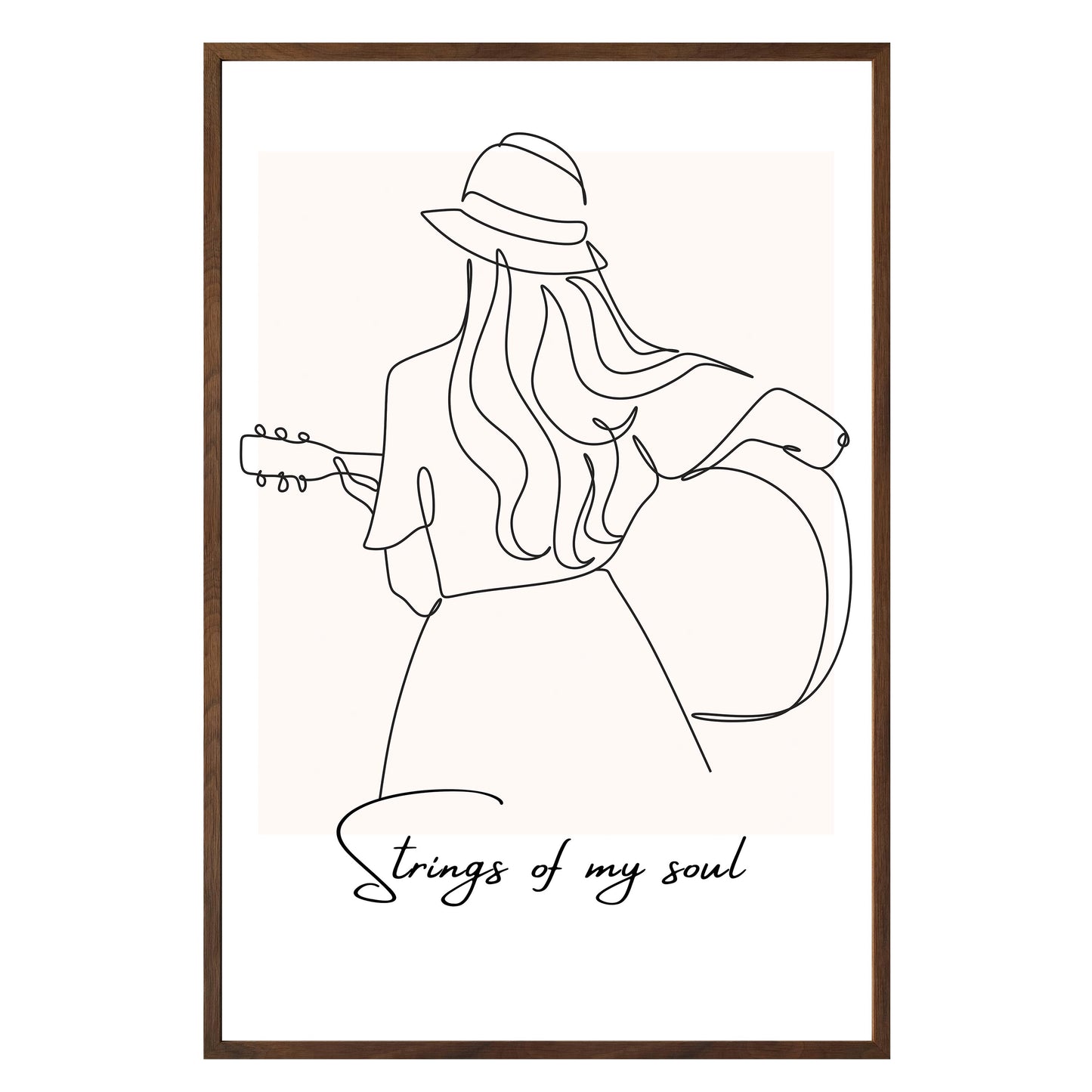 Strumming Vibes Framed Print - Masterpiece Print