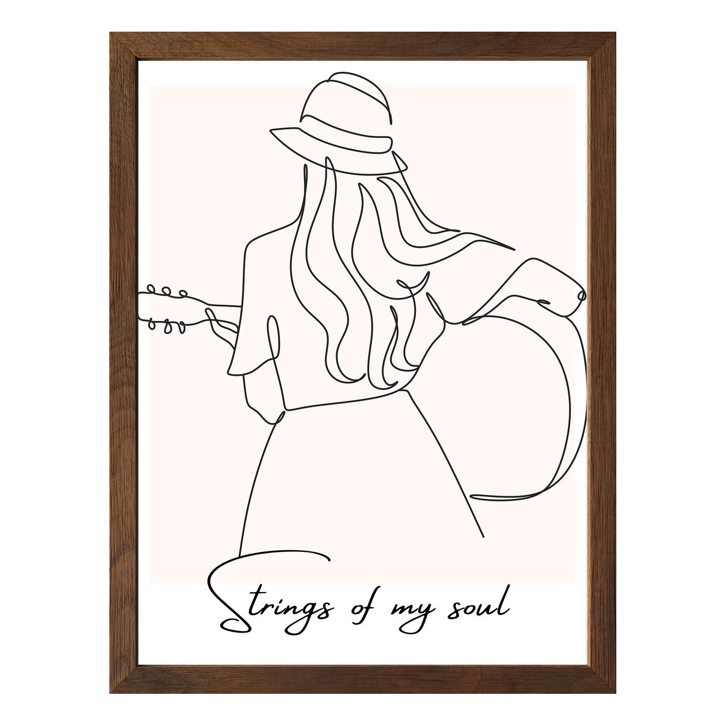 Strumming Vibes Framed Print - Masterpiece Print