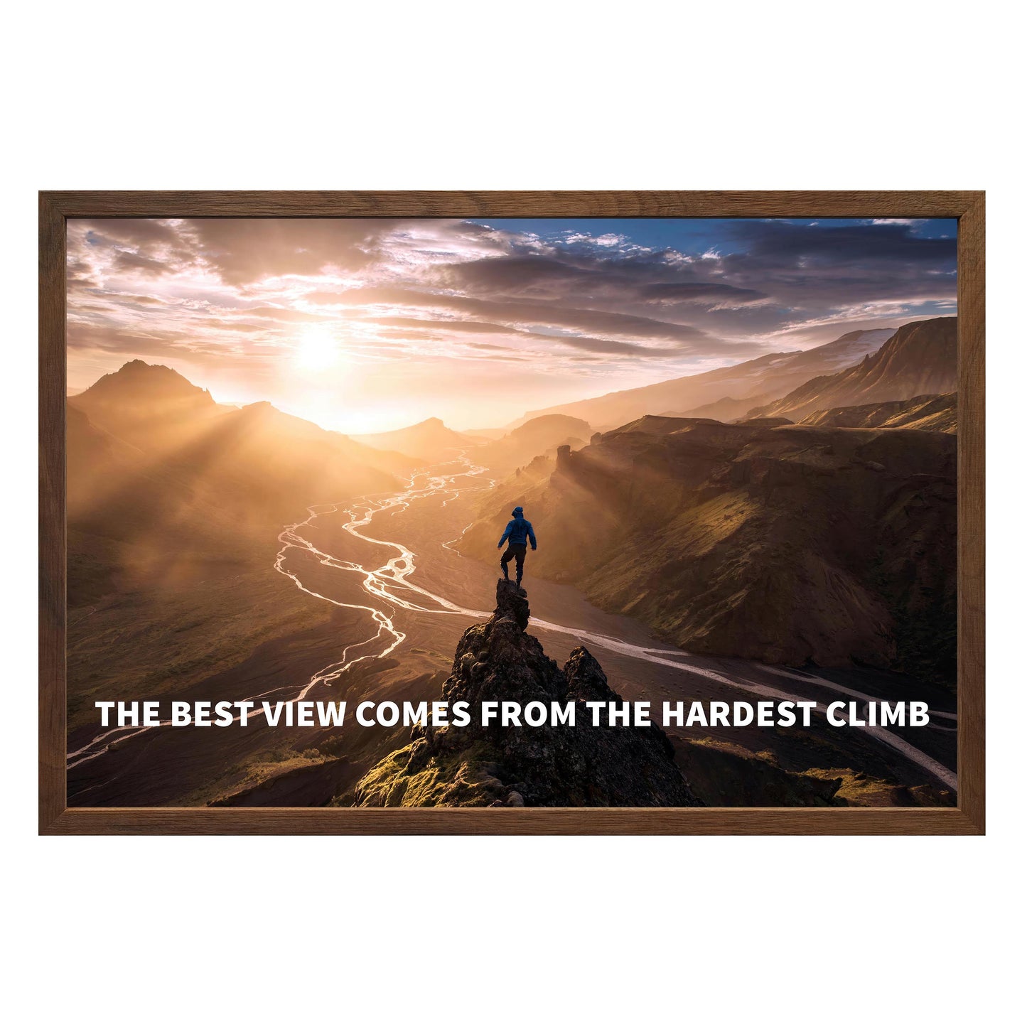 The Best View Framed Print - Masterpiece Print