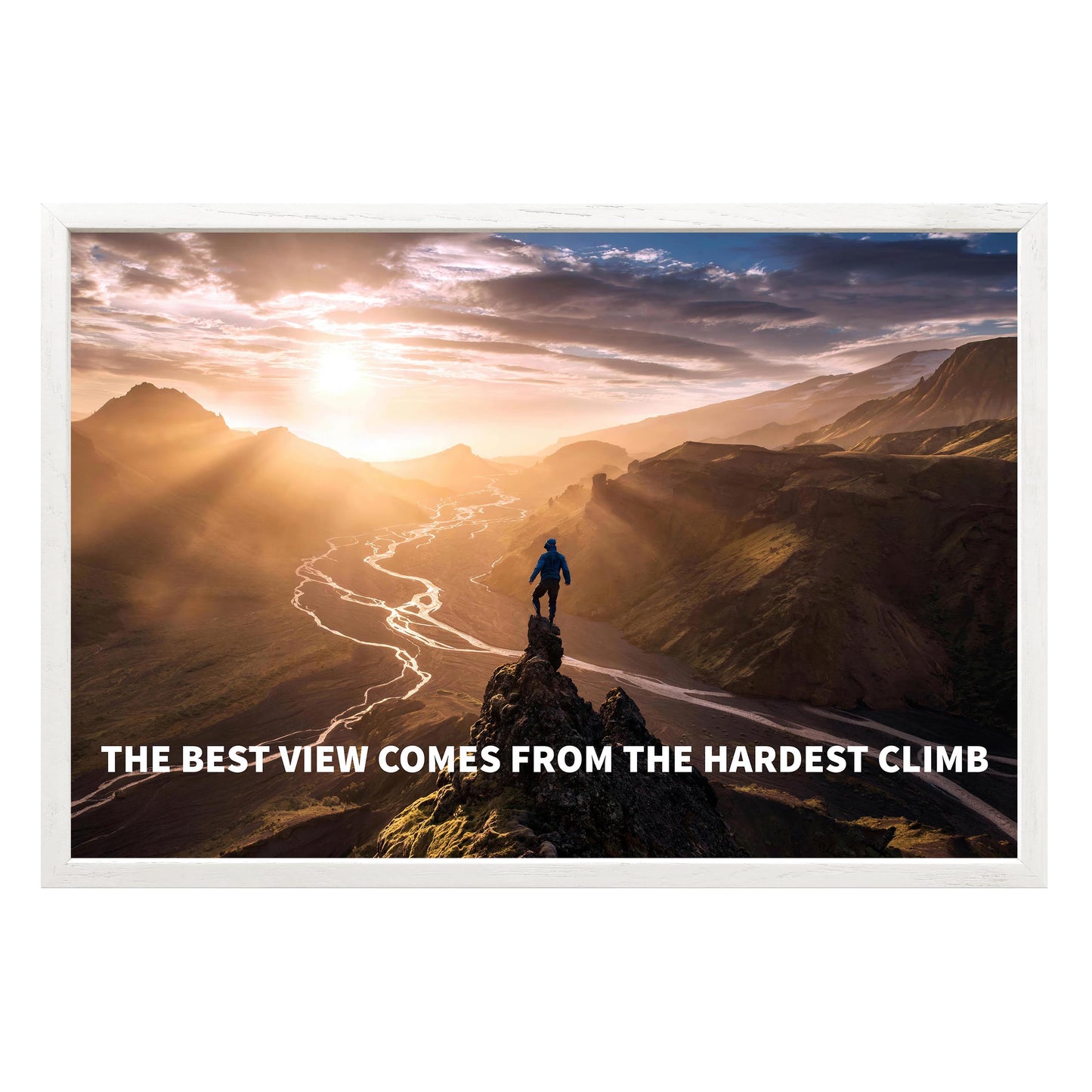 The Best View Framed Print - Masterpiece Print