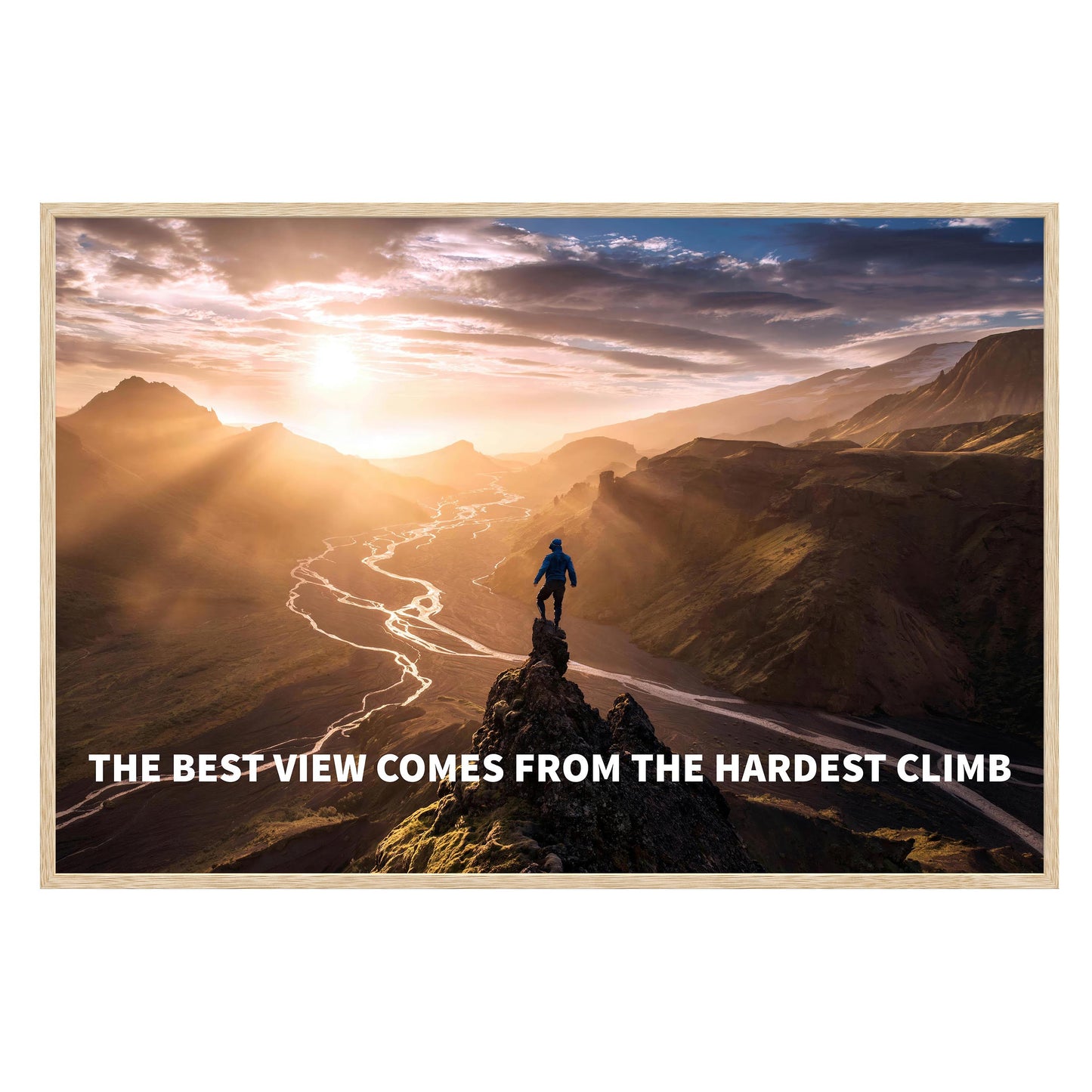 The Best View Framed Print - Masterpiece Print