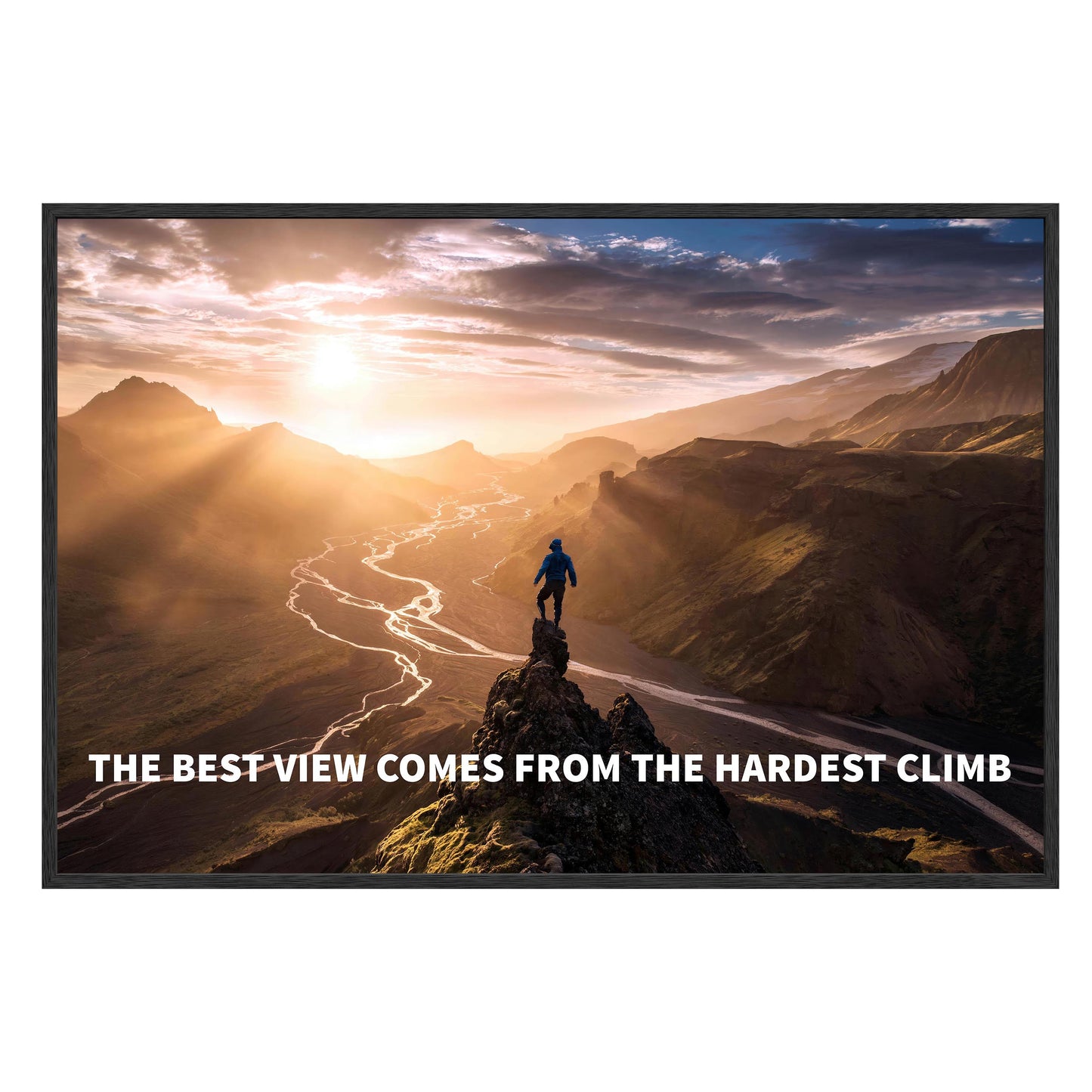The Best View Framed Print - Masterpiece Print