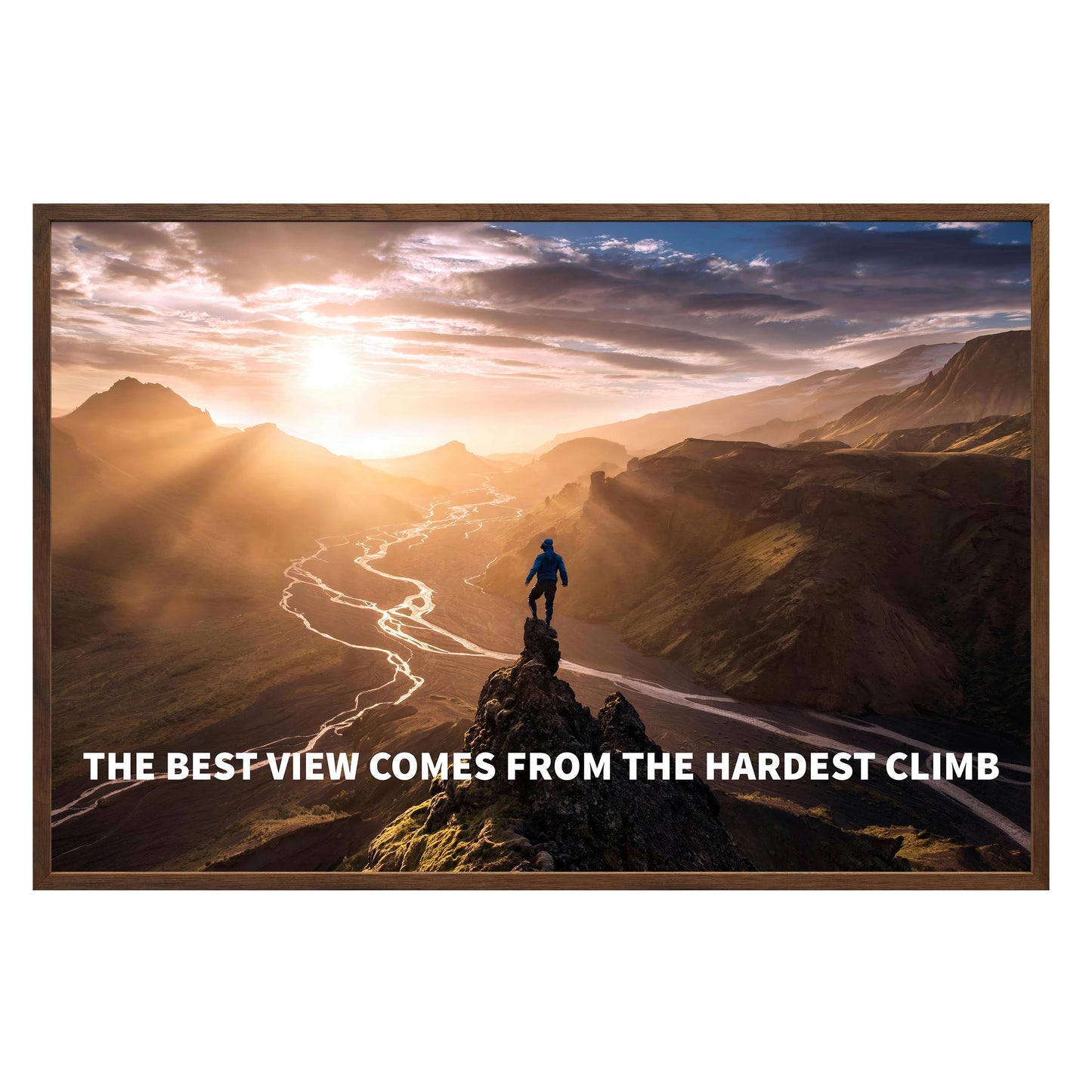 The Best View Framed Print - Masterpiece Print