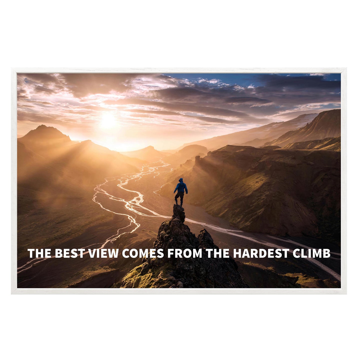 The Best View Framed Print - Masterpiece Print