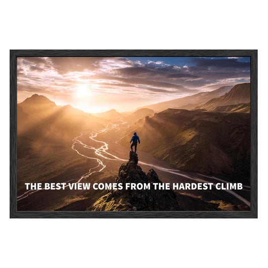 The Best View Framed Print