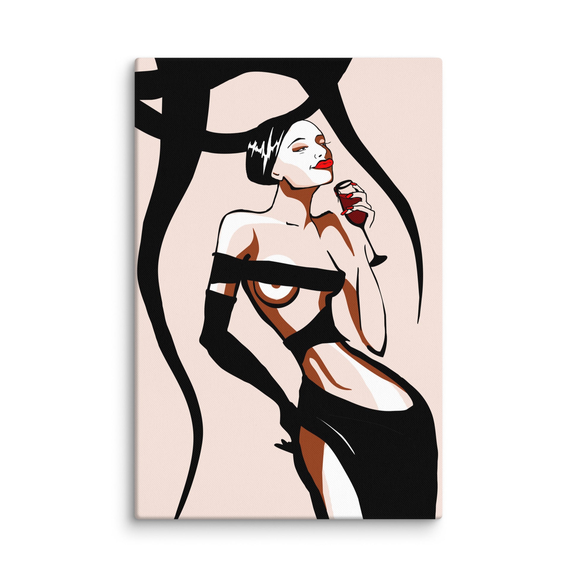 Velvet Seduction Extra Large Canvas 40″×60″ - Masterpiece Print