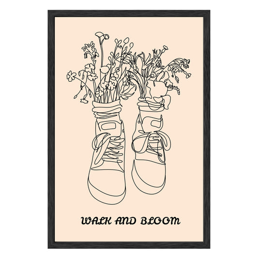 Walk and Bloom Framed Print