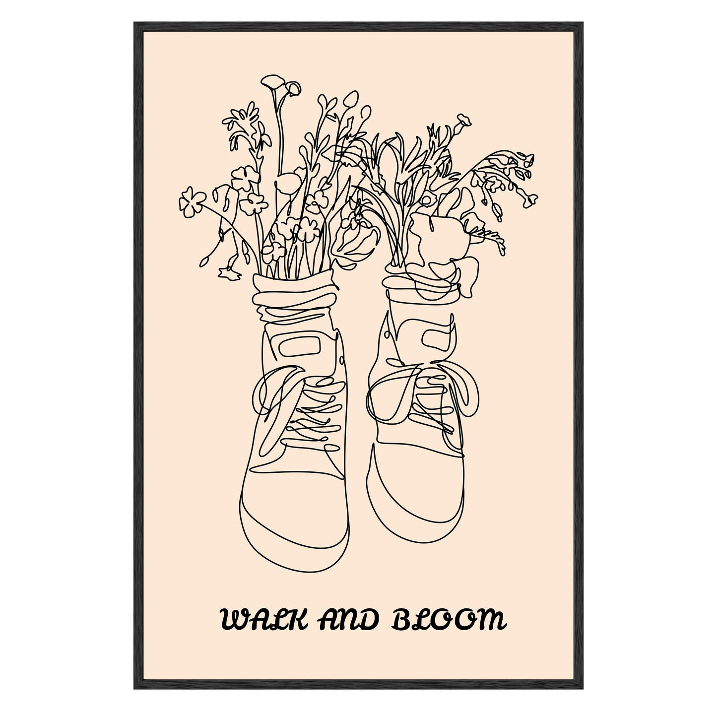 Walk and Bloom Framed Print