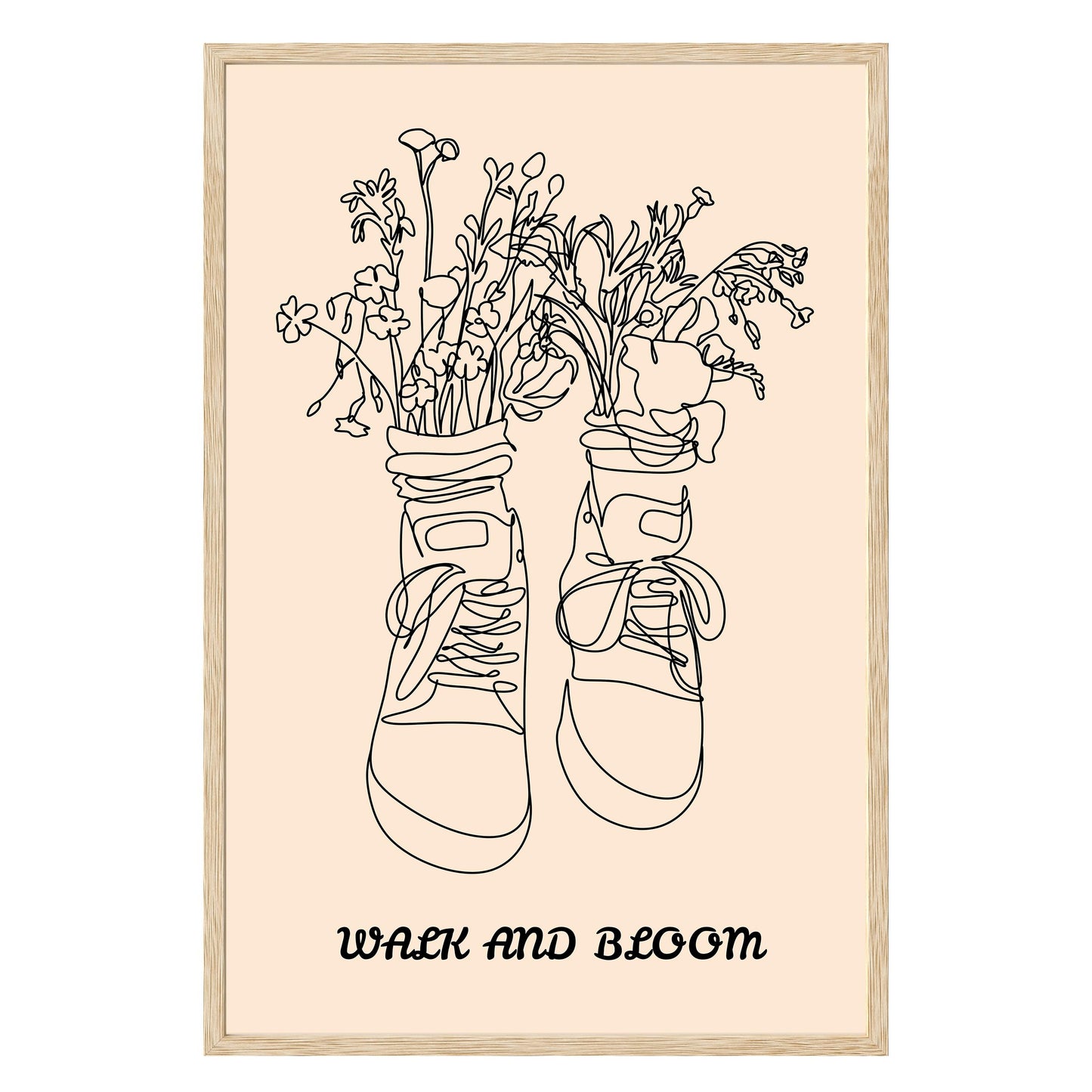 Walk and Bloom Framed Print