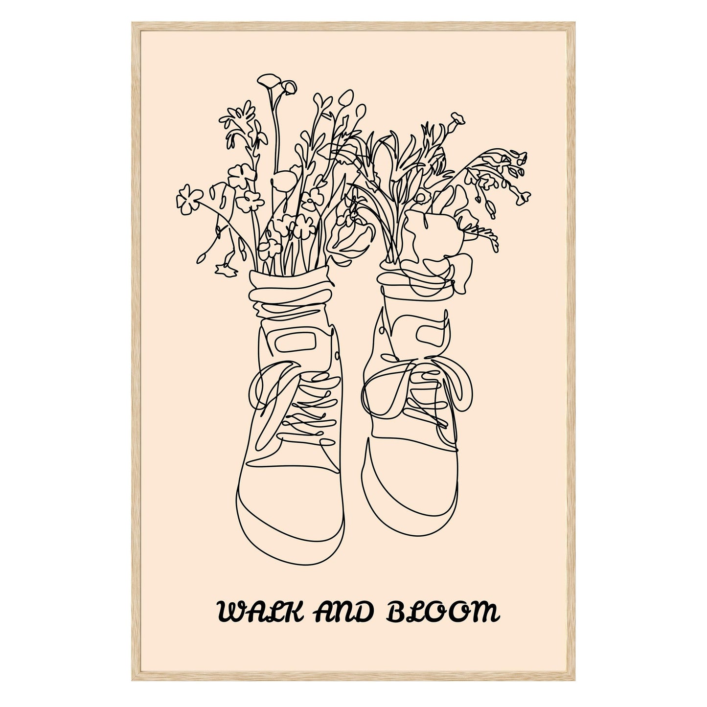 Walk and Bloom Framed Print