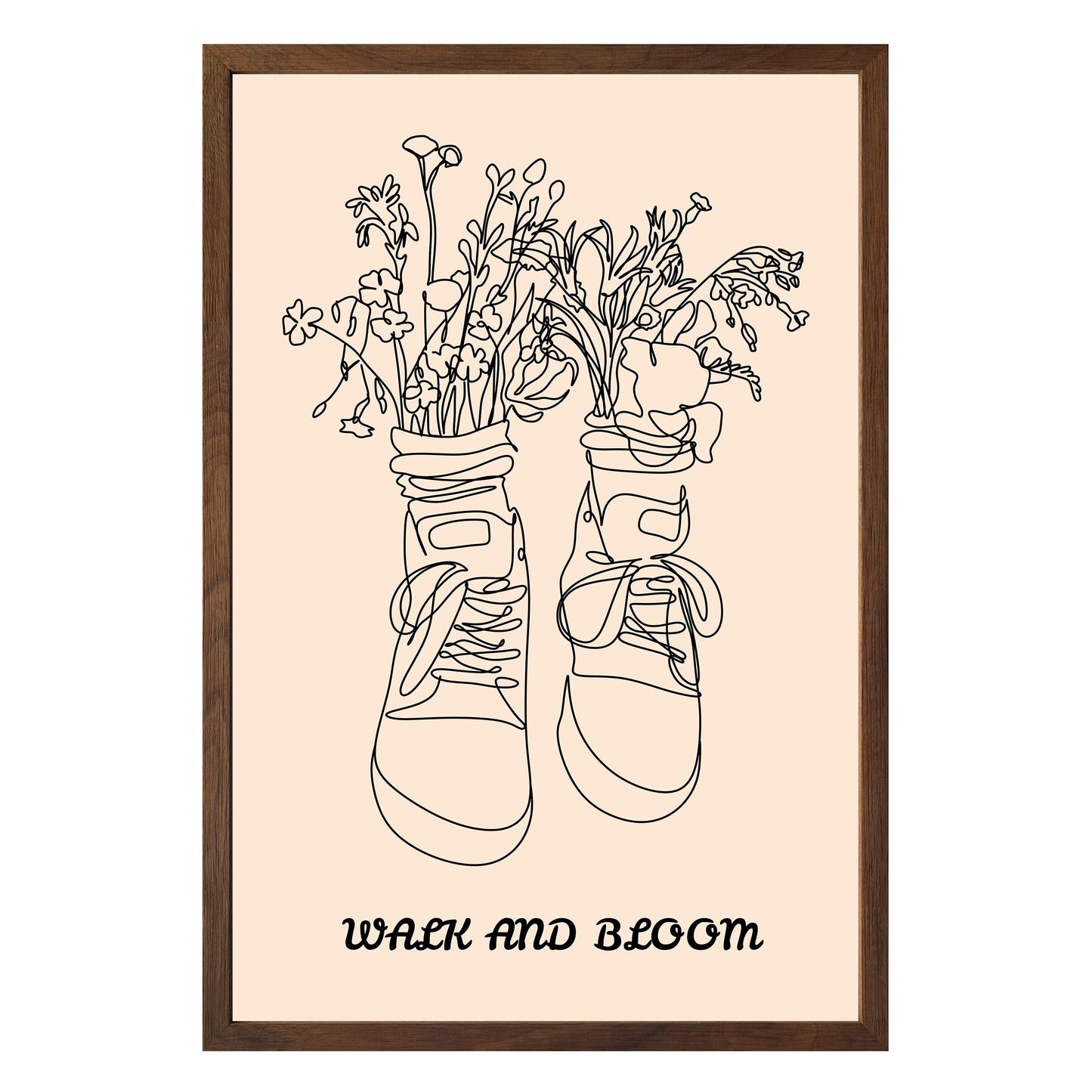 Walk and Bloom Framed Print